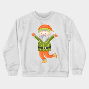 Santa claus dancing. Crewneck Sweatshirt